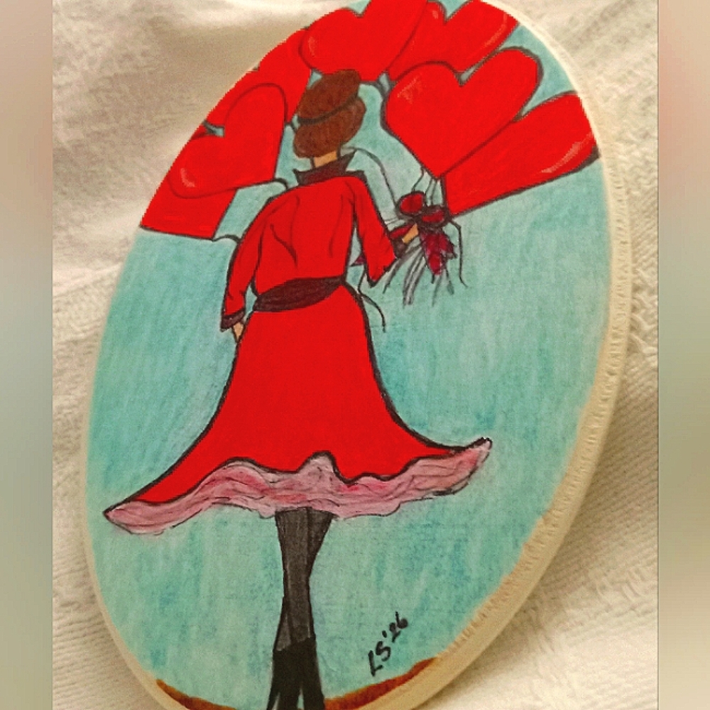 Red Balloon Theme Plaque/Sign
